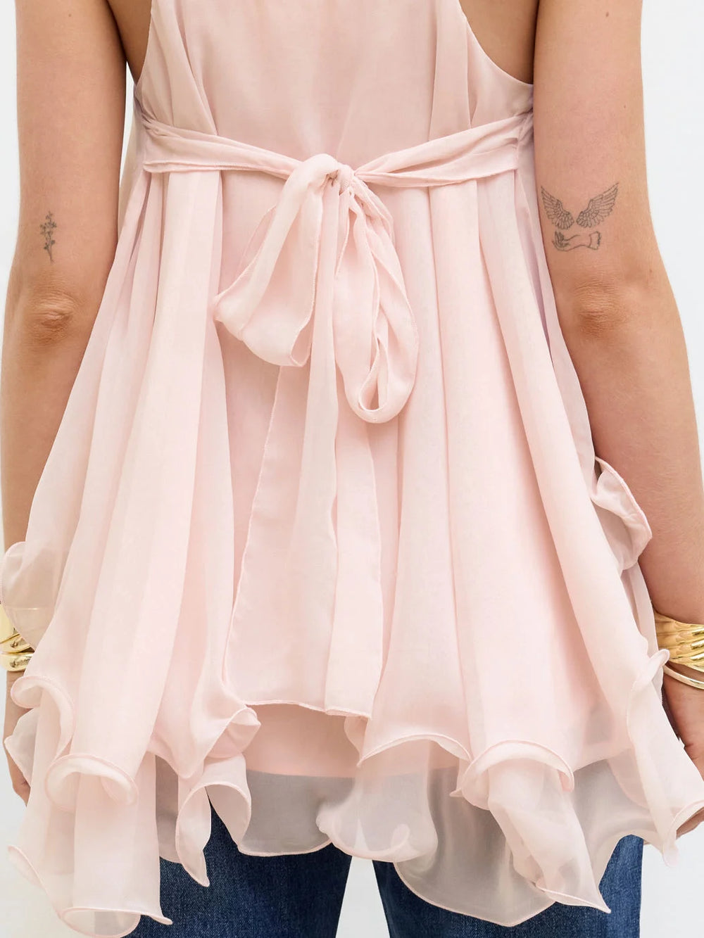 Céleste Ruffle Cami Top - Velvet Elan