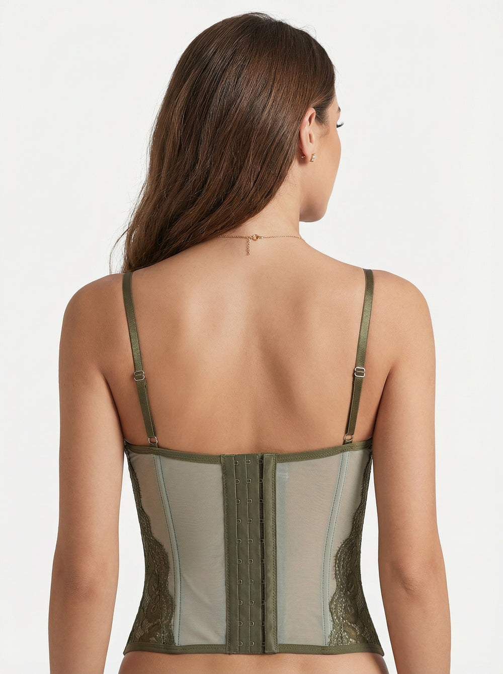 Verdelle Lace Corset - Velvet Elan
