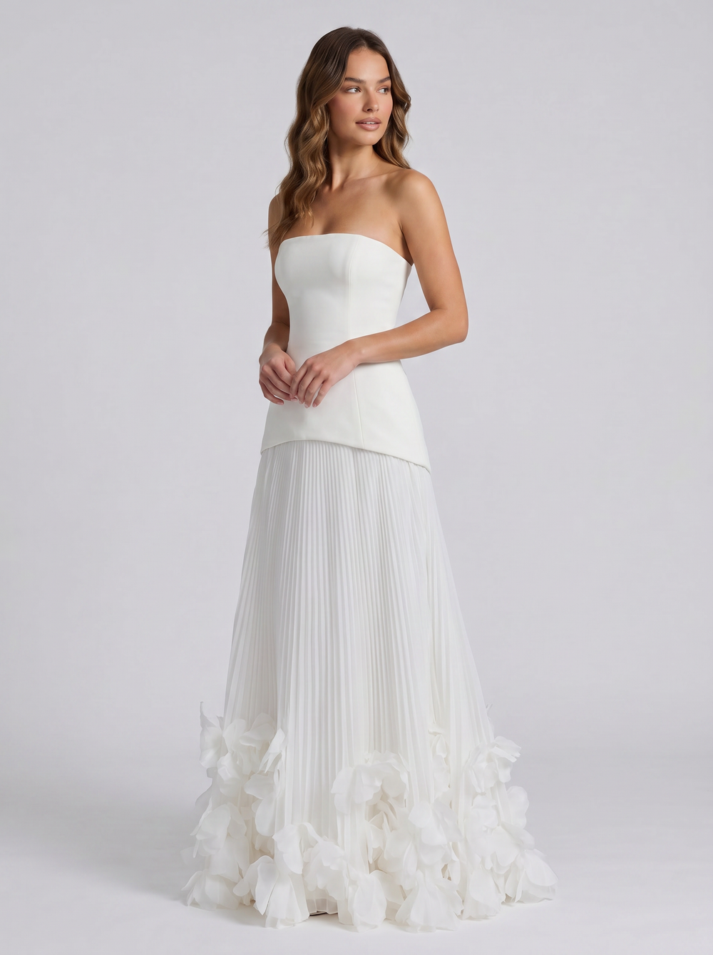 Celeste Corset Petal Maxi Set - Velvet Elan