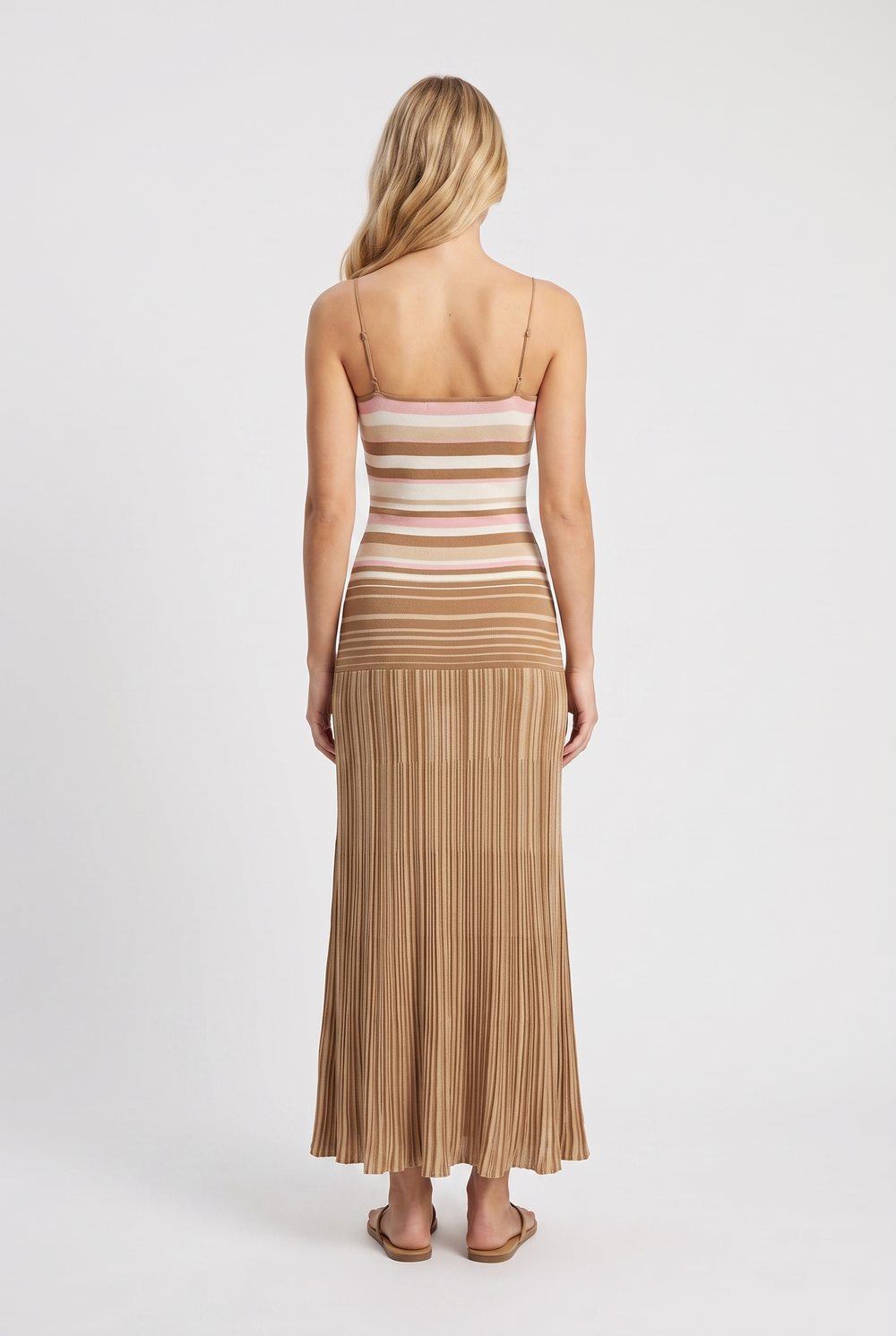 Talia Stripe Knit Maxi