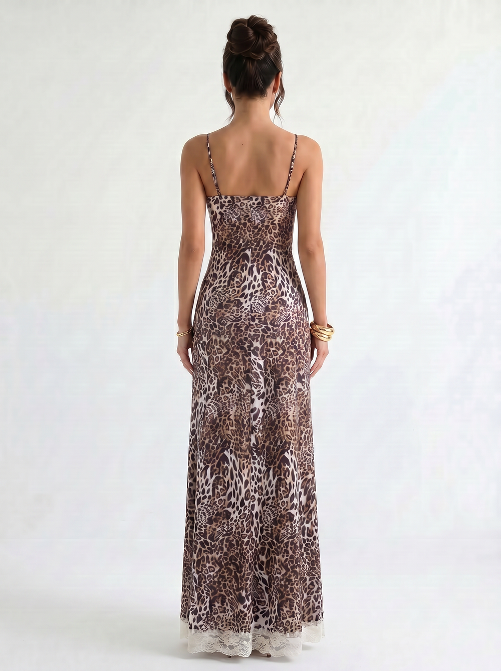 Aria Leopard Lace Maxi - Velvet Elan