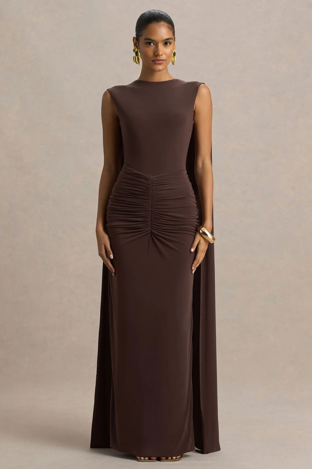 Veloura Cocoa Gown - Velvet Elan