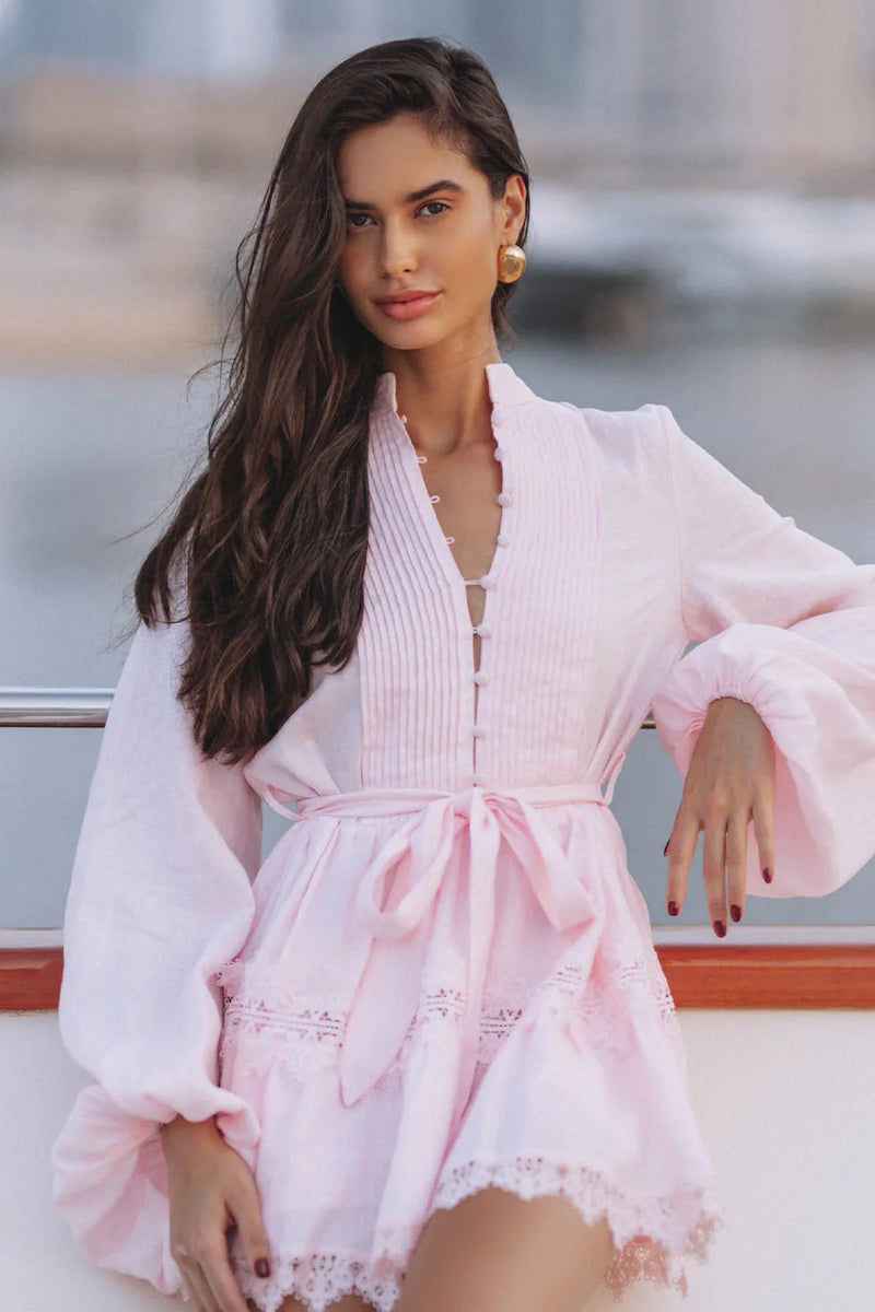 Pink Lace Balloon Mini - Velvet Elan