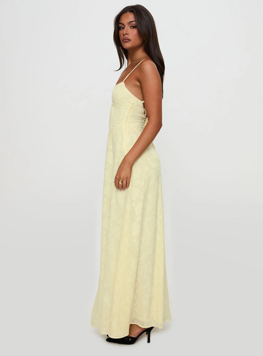 Butter Lace Back Maxi - Velvet Elan