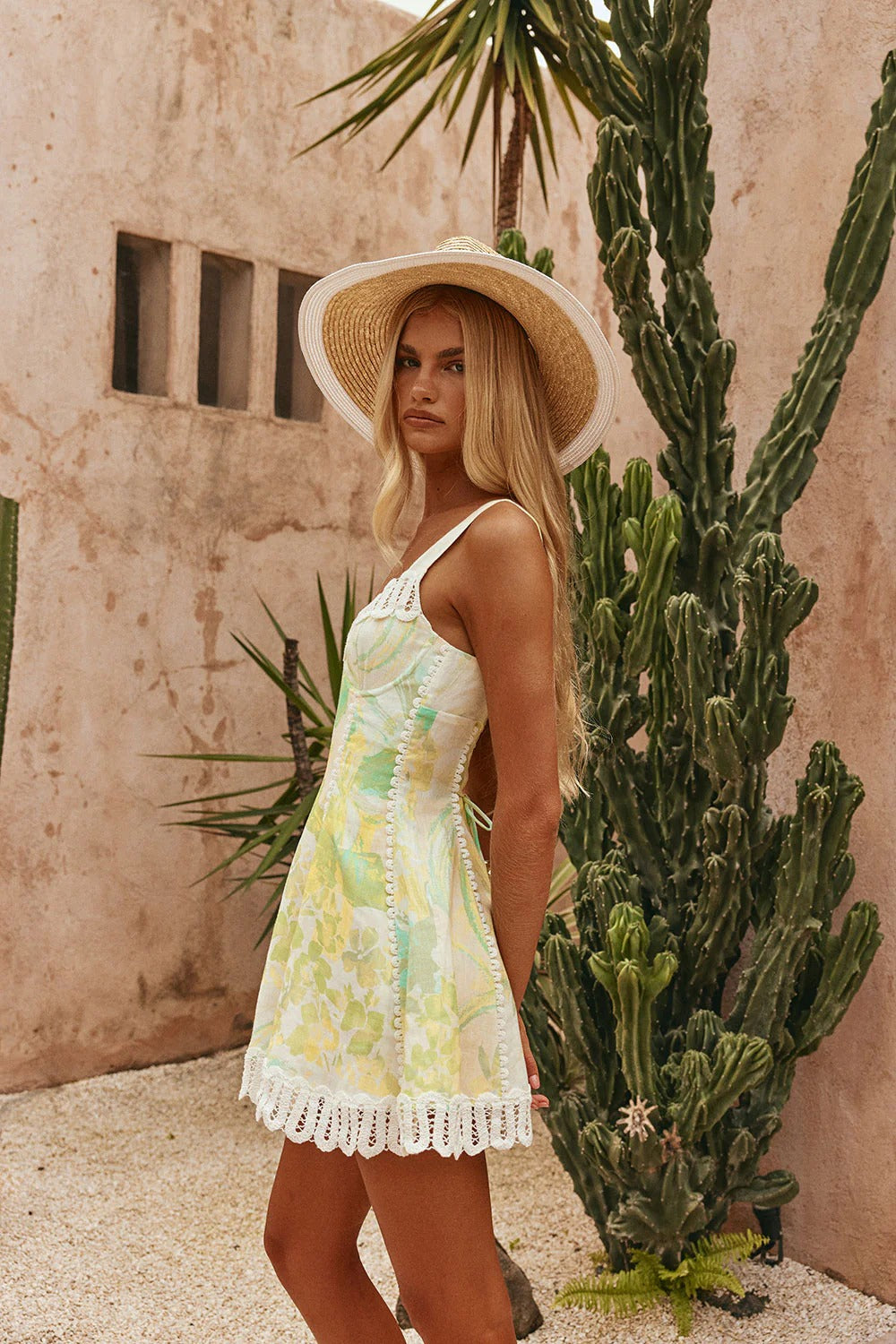 Lola Lace Trim Mini - Velvet Elan