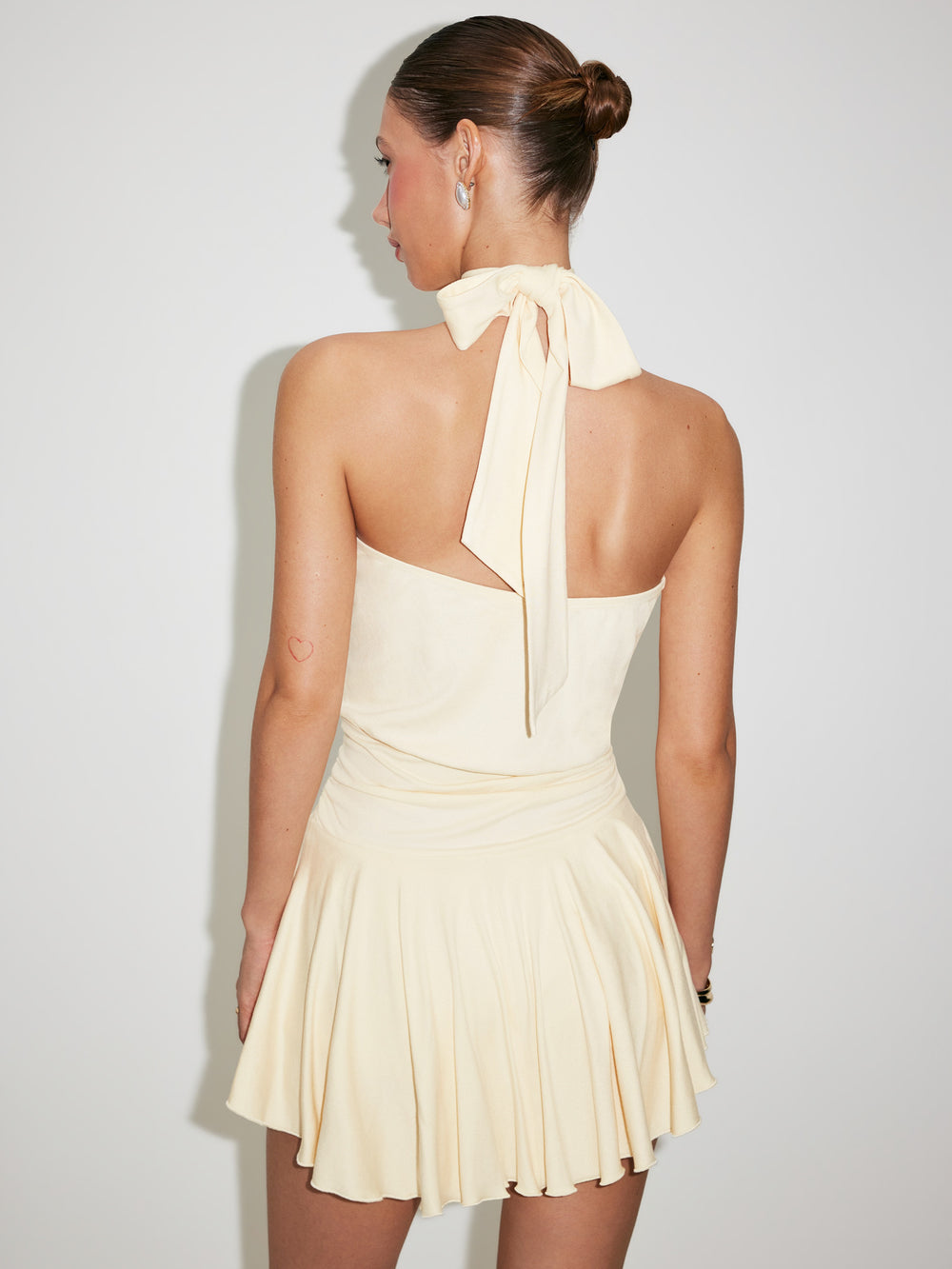 Demi Halter Bow Mini - Velvet Elan