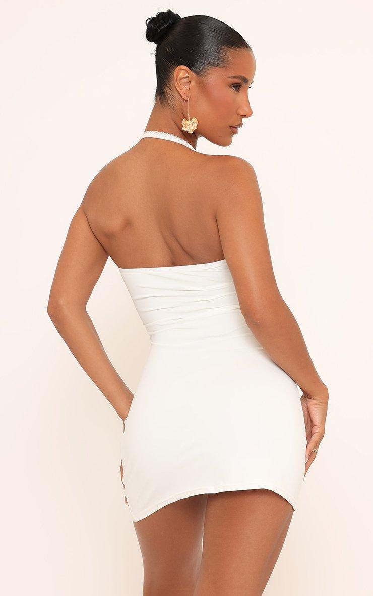Vita Lace Halter Mini - Velvet Elan