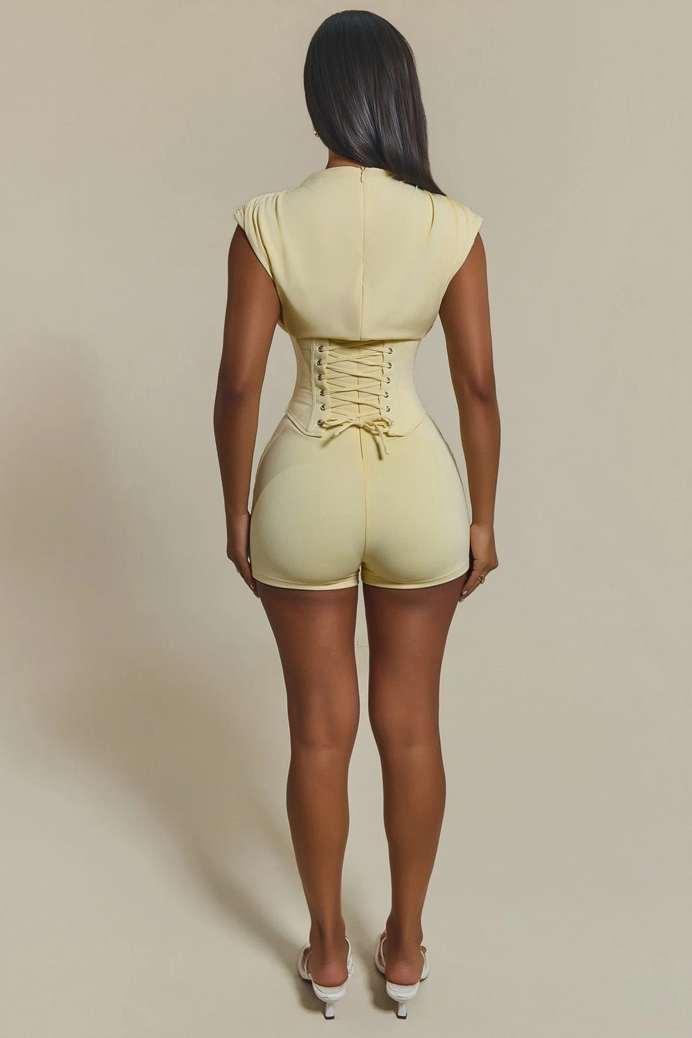 Mila Corset Playsuit - Velvet Elan