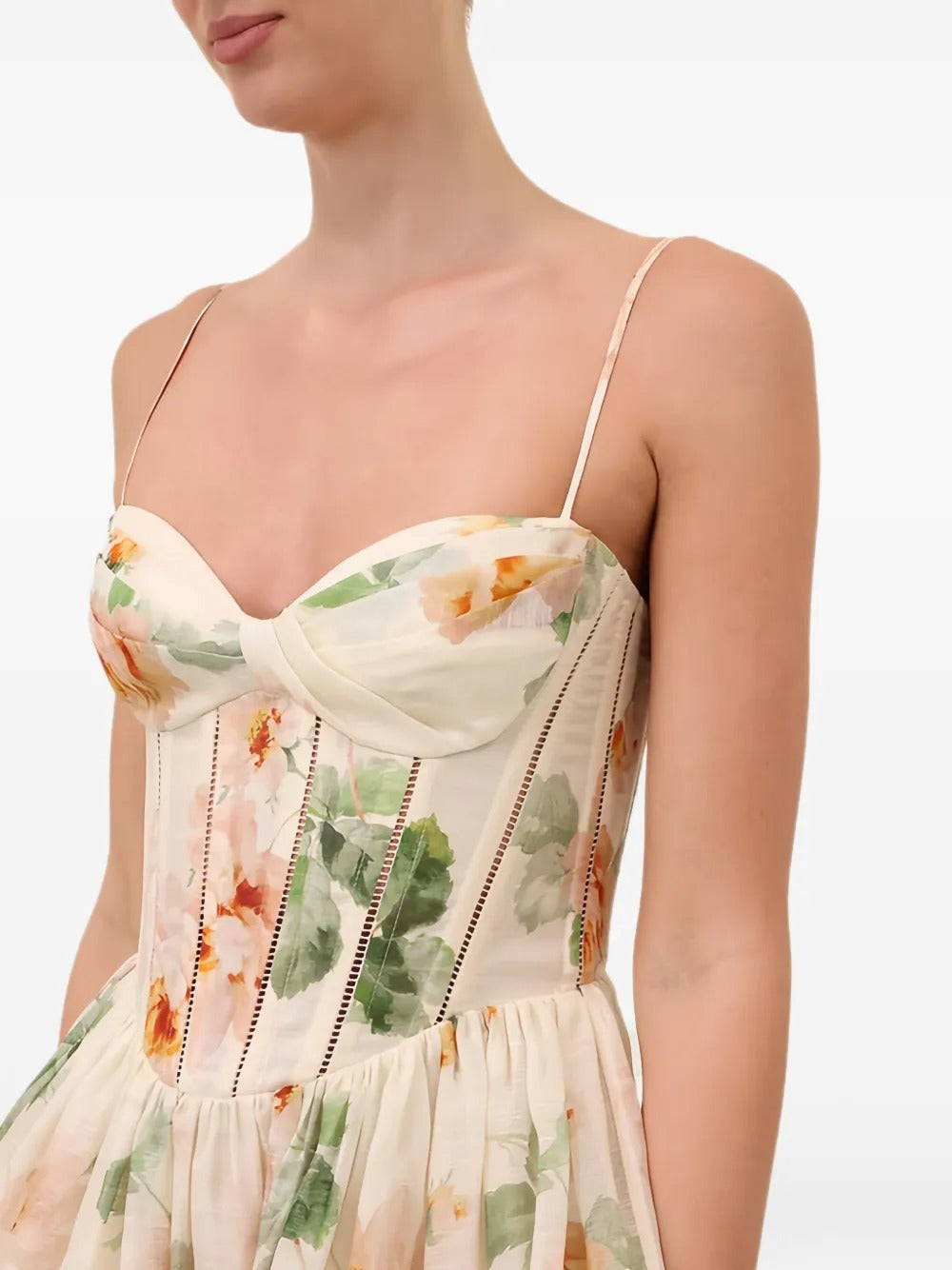 Floral Corset Mini Dress