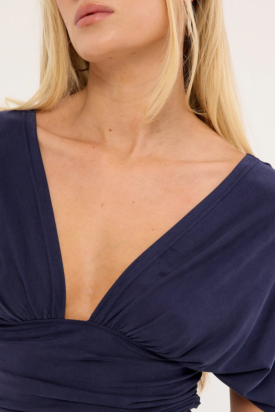 Nadine Ruched Top - Velvet Elan