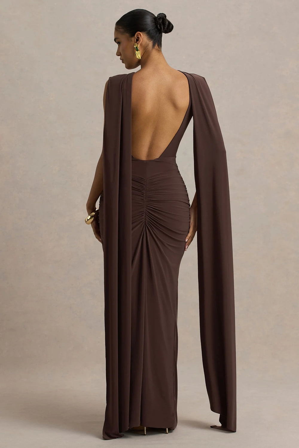 Veloura Cocoa Gown - Velvet Elan