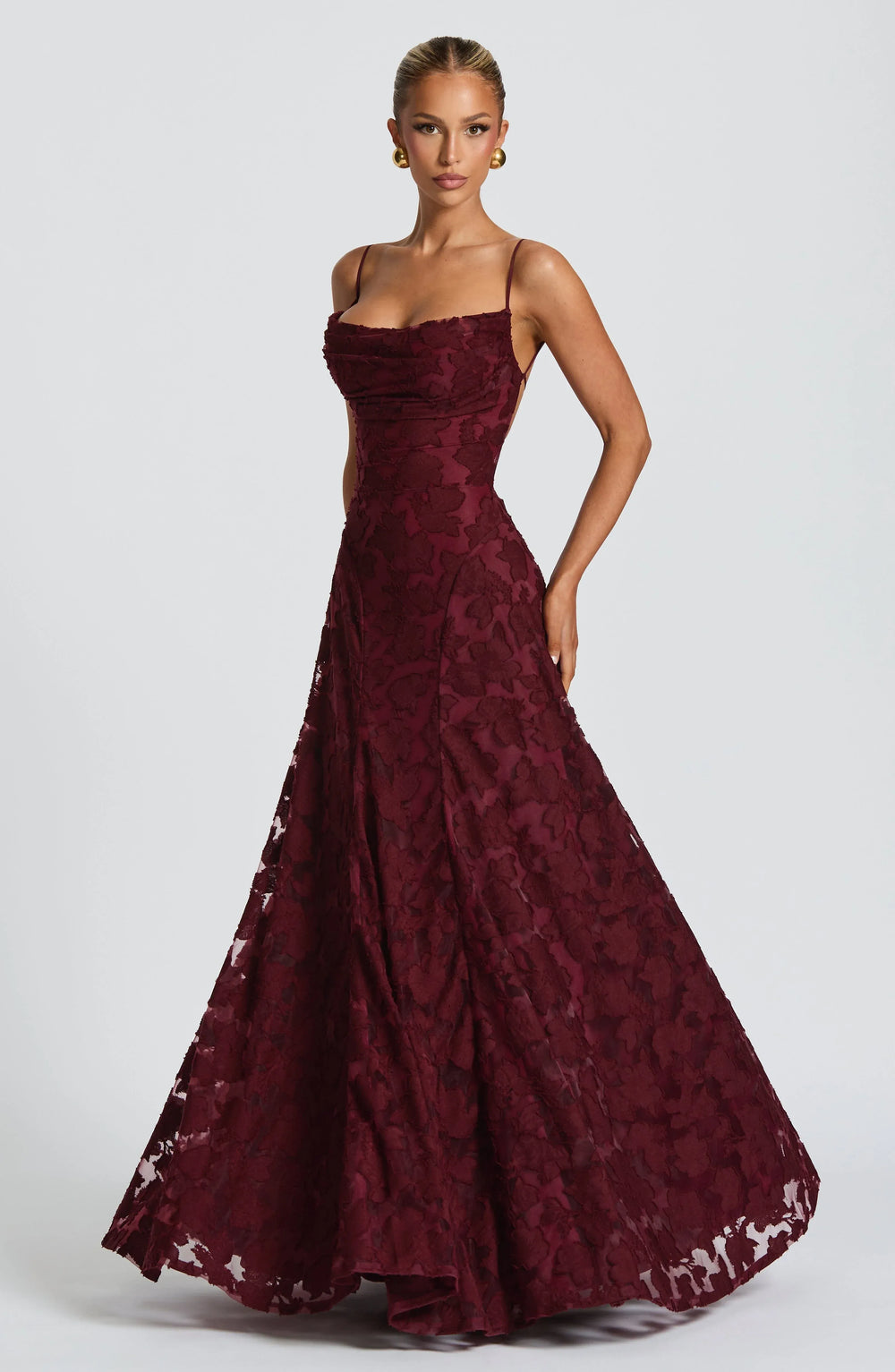 Noirelle Lace Gown - Velvet Elan