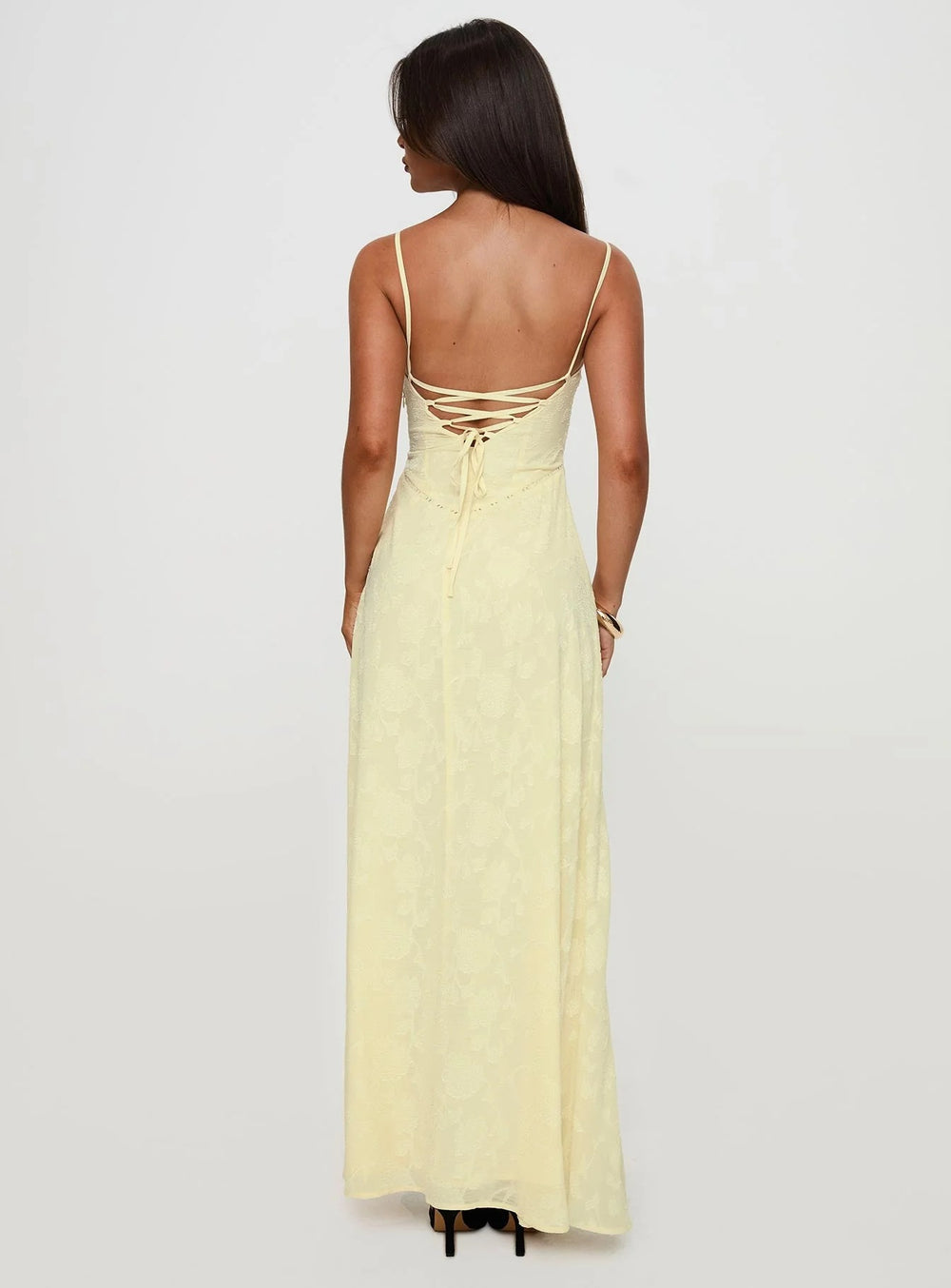 Butter Lace Back Maxi - Velvet Elan
