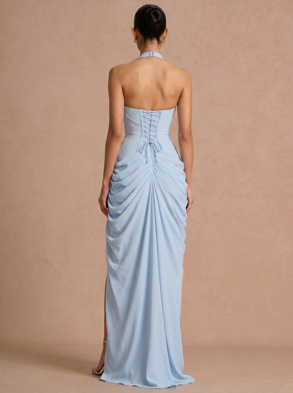 Cleo Draped Maxi - Velvet Elan