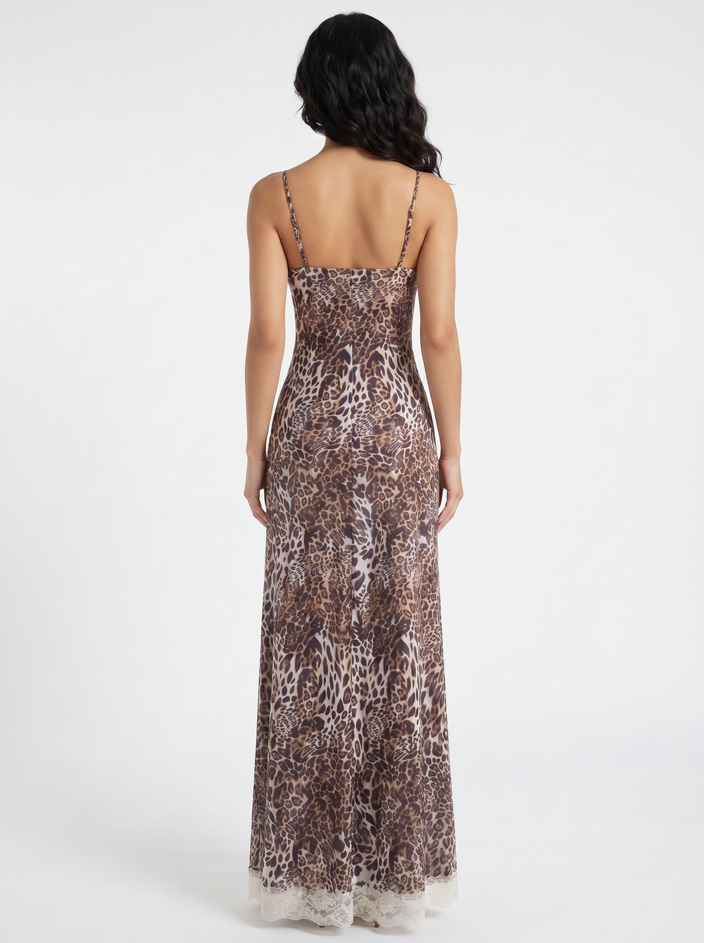 Aria Leopard Lace Maxi - Velvet Elan
